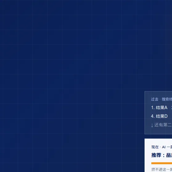 AI搜索,没有第二页